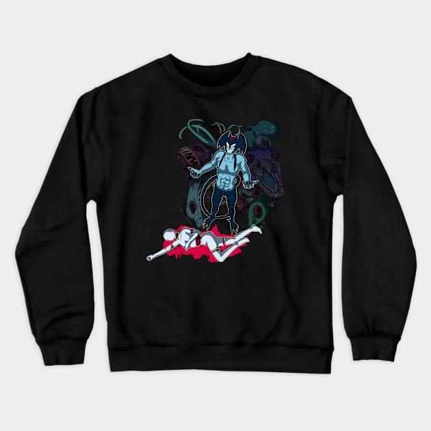 Devilman crybaby Crewneck Sweatshirt by BrokenGrin